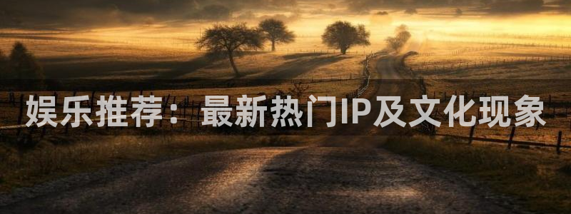 杏鑫娱乐：娱乐推荐：最新热门IP及文化现象